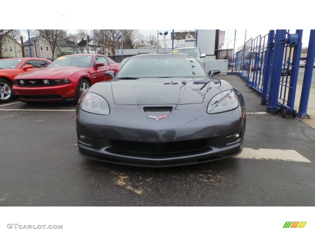 2011 Corvette Grand Sport Coupe - Cyber Gray Metallic / Ebony Black photo #2