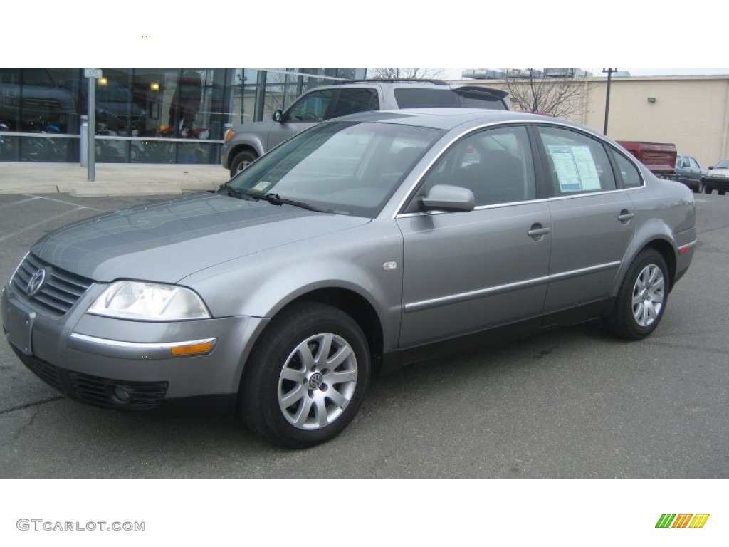 2003 Passat GLS Sedan - Silverstone Grey Metallic / Black photo #3