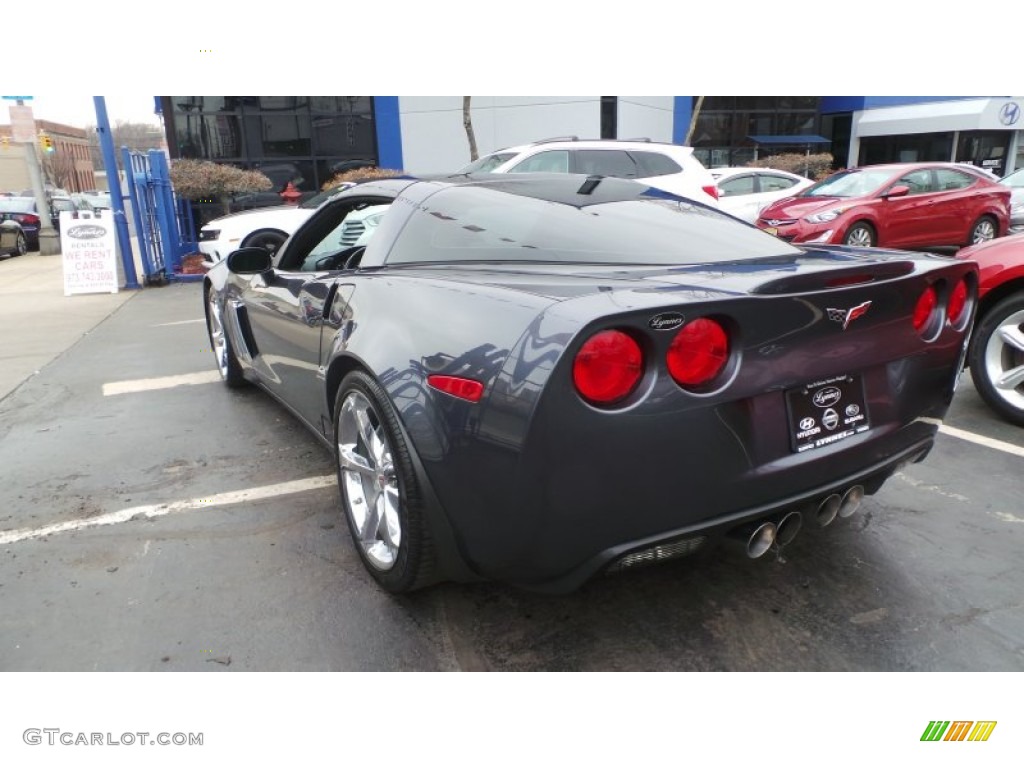2011 Corvette Grand Sport Coupe - Cyber Gray Metallic / Ebony Black photo #4