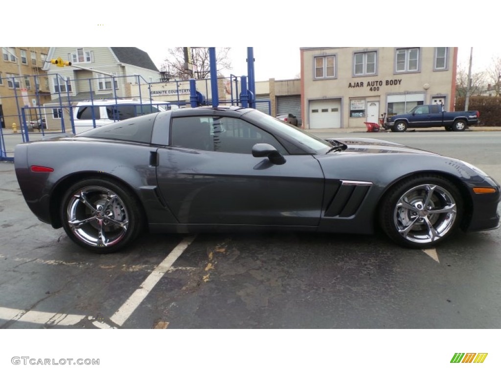 2011 Corvette Grand Sport Coupe - Cyber Gray Metallic / Ebony Black photo #7