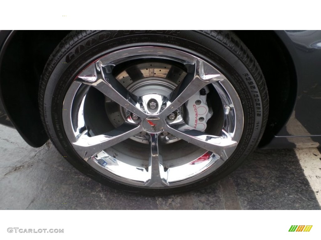 2011 Corvette Grand Sport Coupe - Cyber Gray Metallic / Ebony Black photo #8