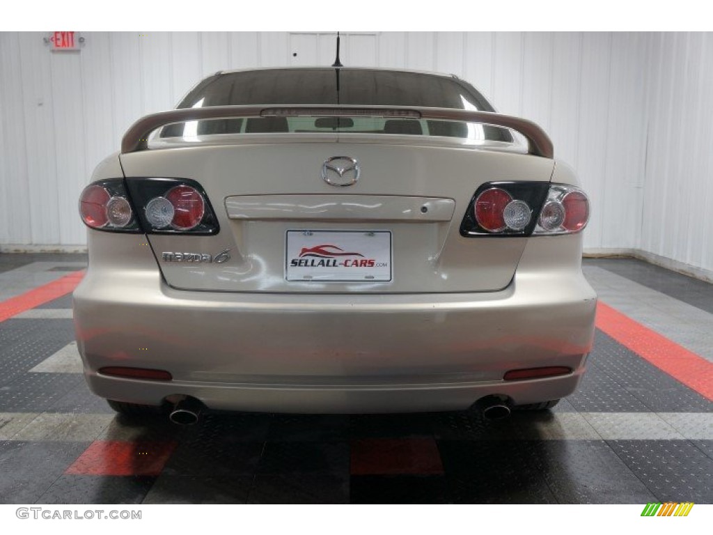 2007 MAZDA6 i Sport Sedan - Smokestone / Beige photo #9