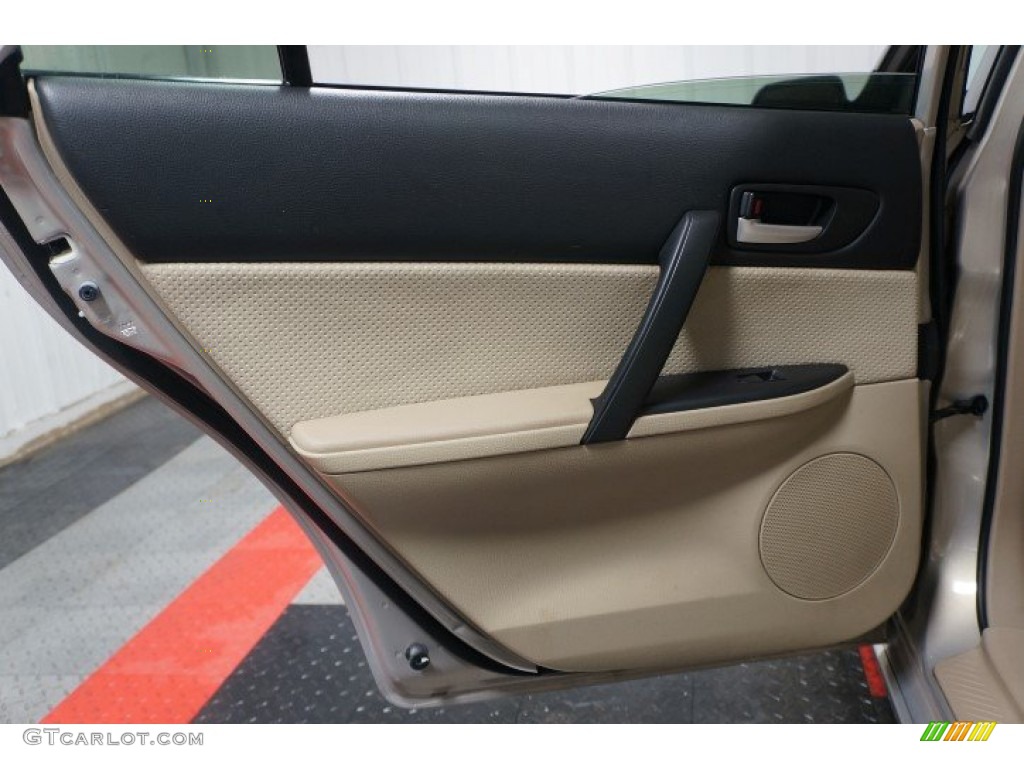 2007 MAZDA6 i Sport Sedan - Smokestone / Beige photo #15
