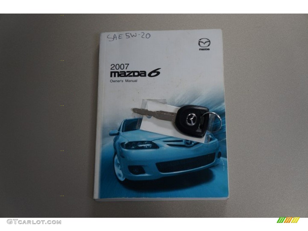 2007 MAZDA6 i Sport Sedan - Smokestone / Beige photo #31