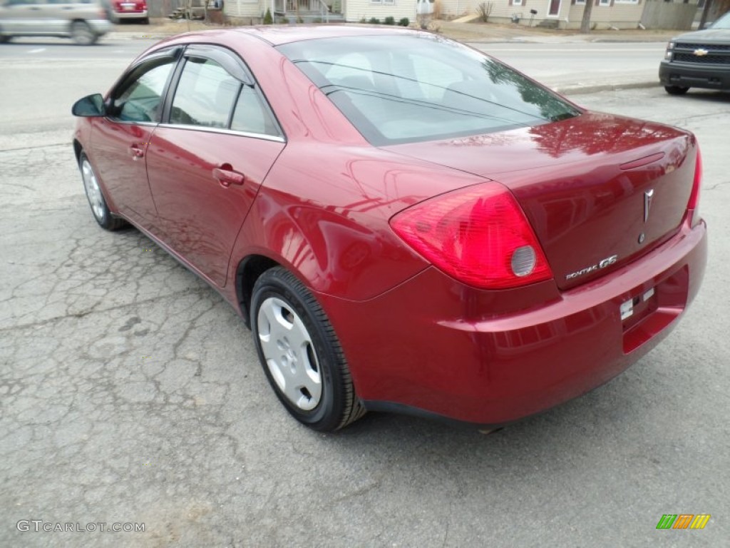 2008 G6 Value Leader Sedan - Performance Red Metallic / Ebony Black photo #8