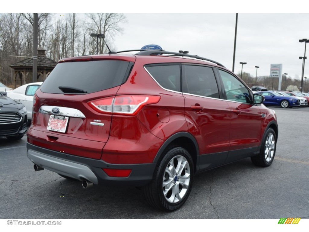 2013 Escape SEL 1.6L EcoBoost - Ruby Red Metallic / Charcoal Black photo #3