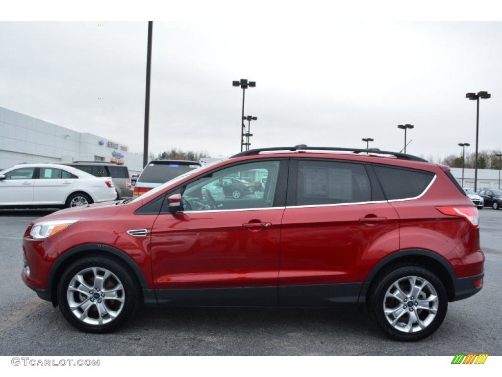 2013 Escape SEL 1.6L EcoBoost - Ruby Red Metallic / Charcoal Black photo #6