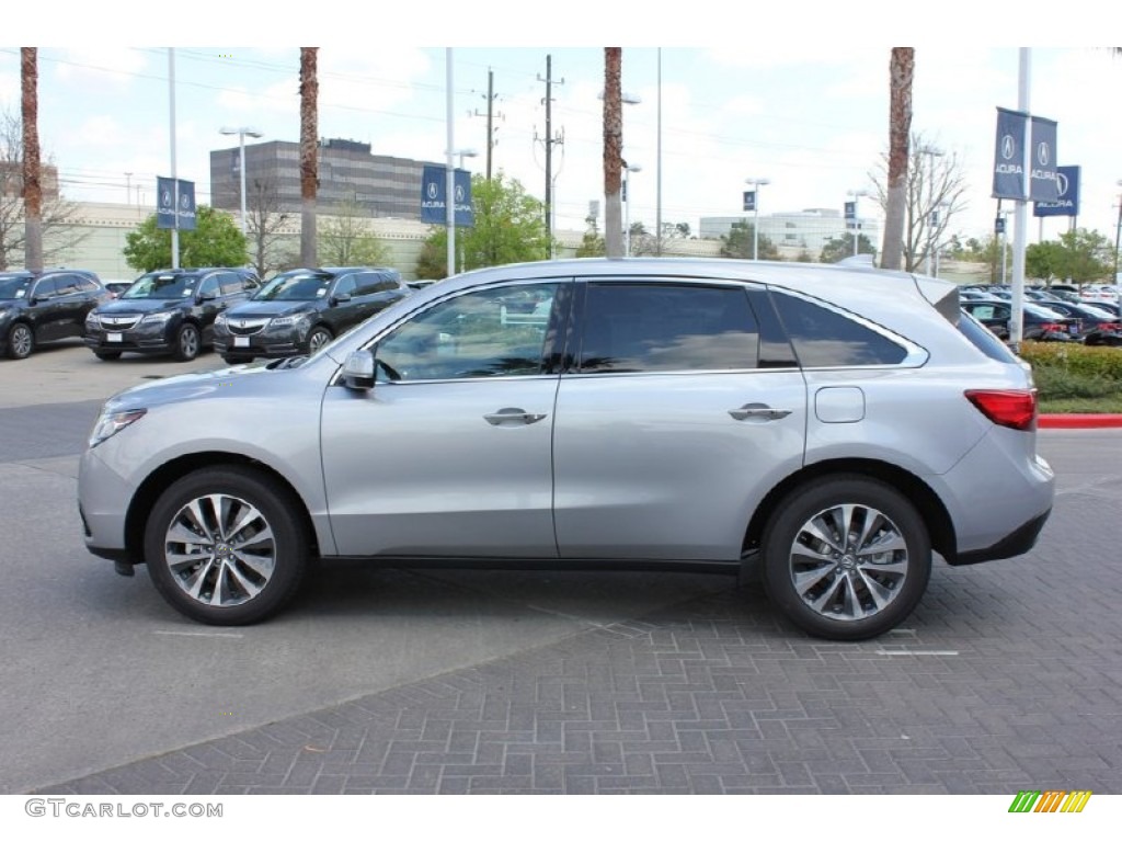 Lunar Silver Metallic 2016 Acura MDX SH-AWD Technology Exterior Photo #102537089