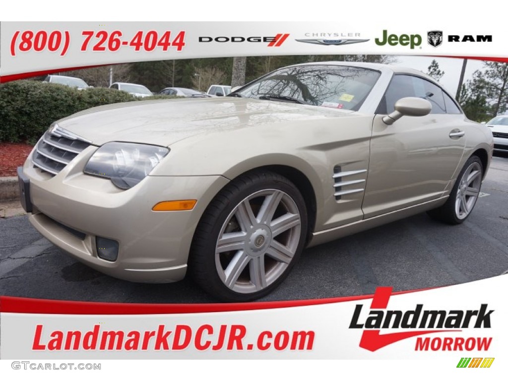 2008 Crossfire Limited Coupe - Oyster Gold Metallic / Dark Slate Gray photo #1