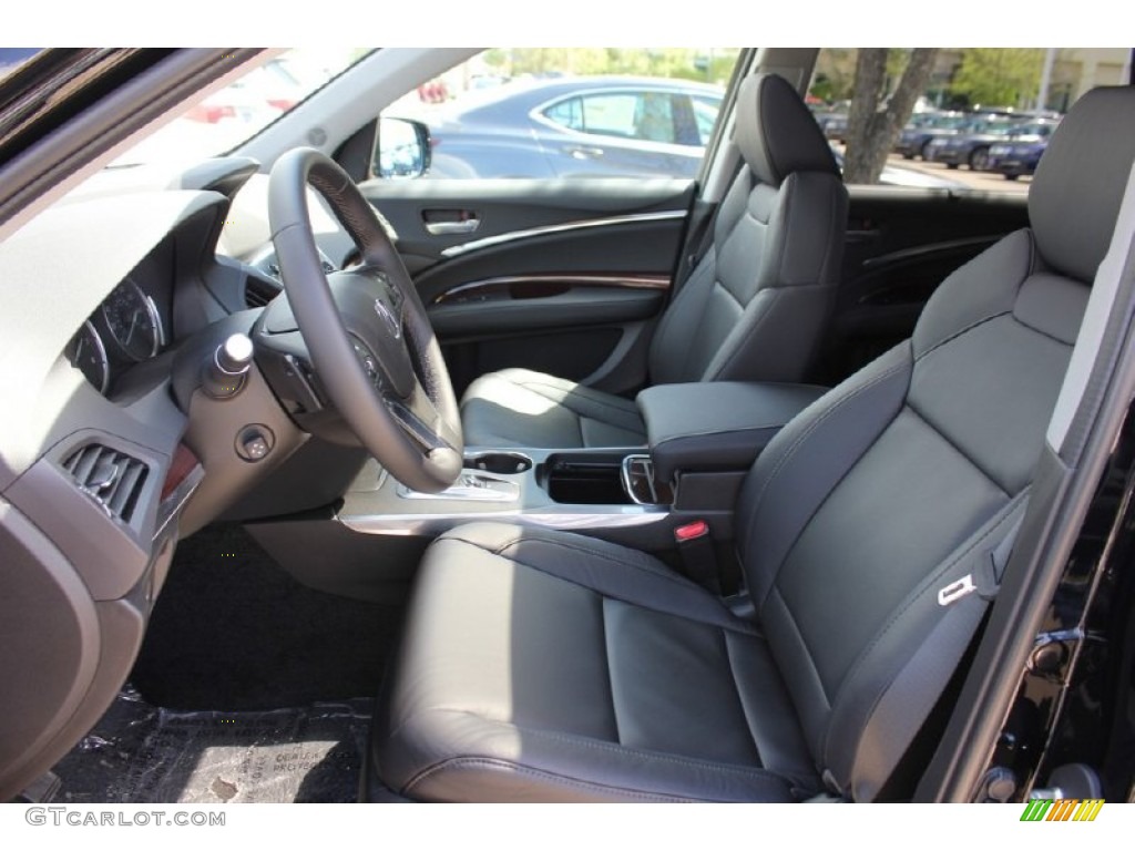 Ebony Interior 2016 Acura MDX Technology Photo #102541133
