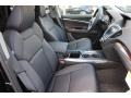 2016 Acura MDX Ebony Interior Front Seat Photo