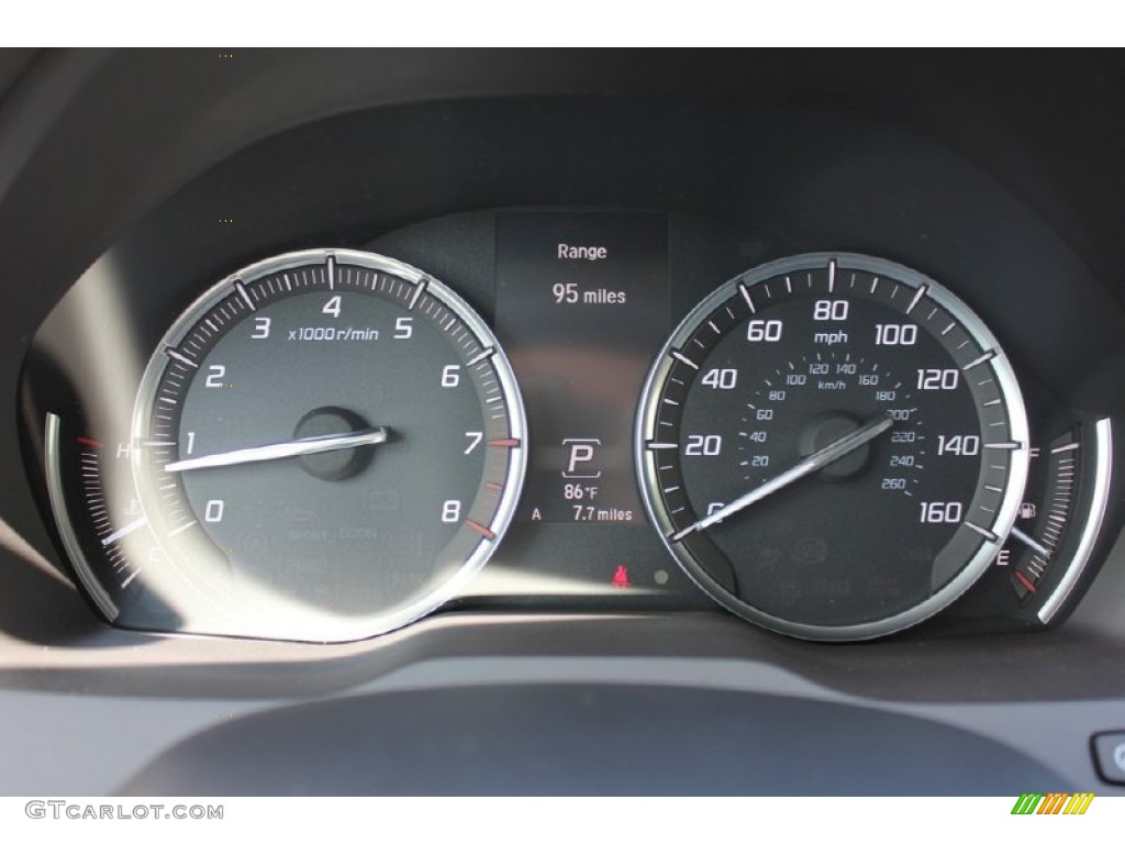 2016 Acura MDX SH-AWD Technology Gauges Photo #102542621