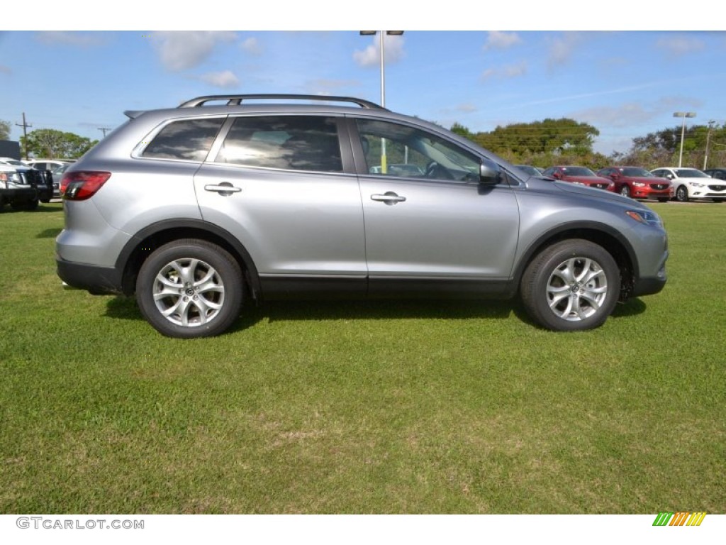 Liquid Silver Metallic 2015 Mazda CX-9 Touring Exterior Photo #102543176