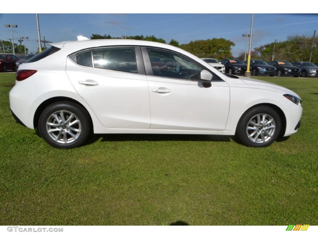 Snowflake White Pearl Mica 2015 Mazda MAZDA3 i Touring 5 Door Exterior Photo #102544046