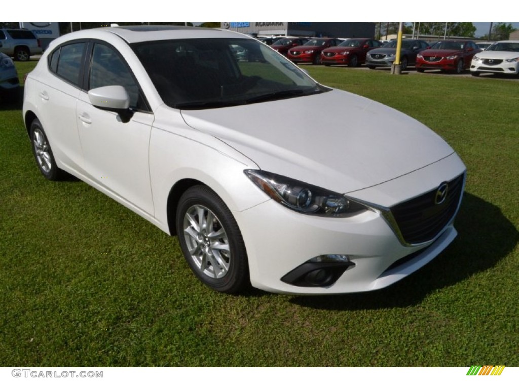 Snowflake White Pearl Mica 2015 Mazda MAZDA3 i Touring 5 Door Exterior Photo #102544064