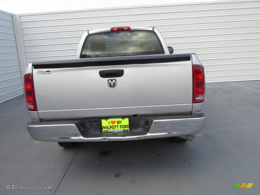 2006 Ram 1500 ST Regular Cab - Bright Silver Metallic / Medium Slate Gray photo #10