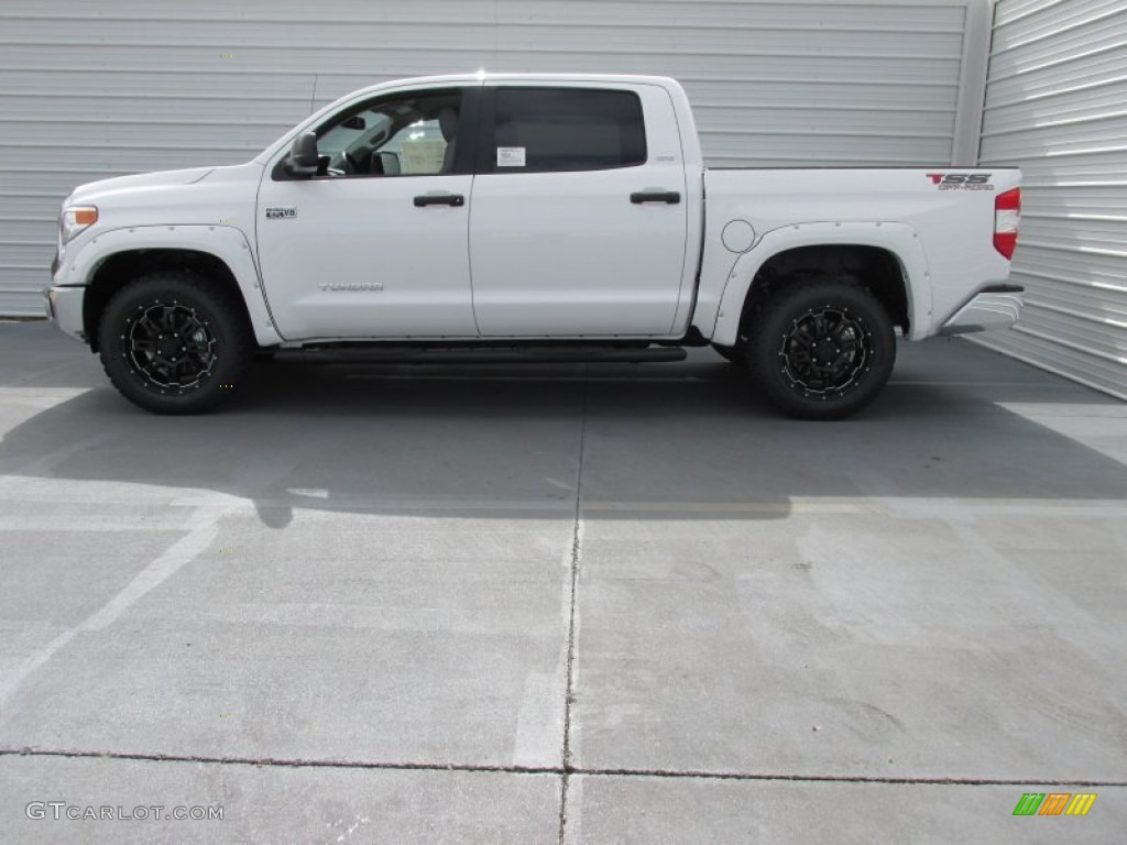 2015 Tundra SR5 CrewMax 4x4 - Super White / Graphite photo #6