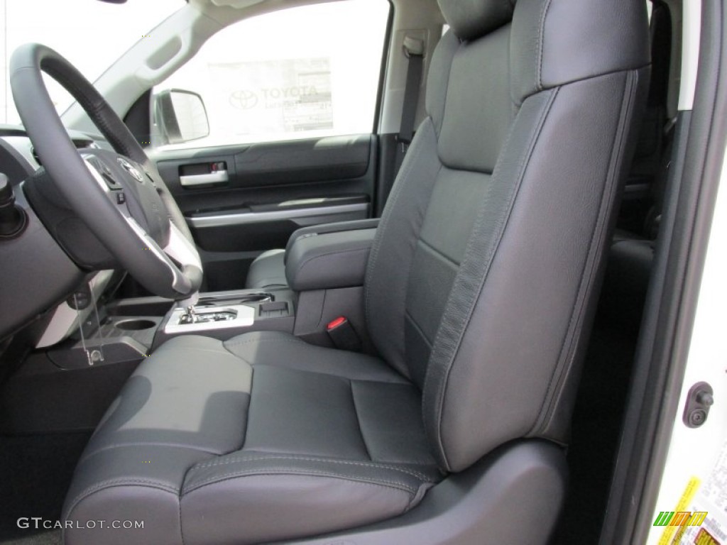 Black Interior 2015 Toyota Tundra Limited CrewMax Photo #102546671