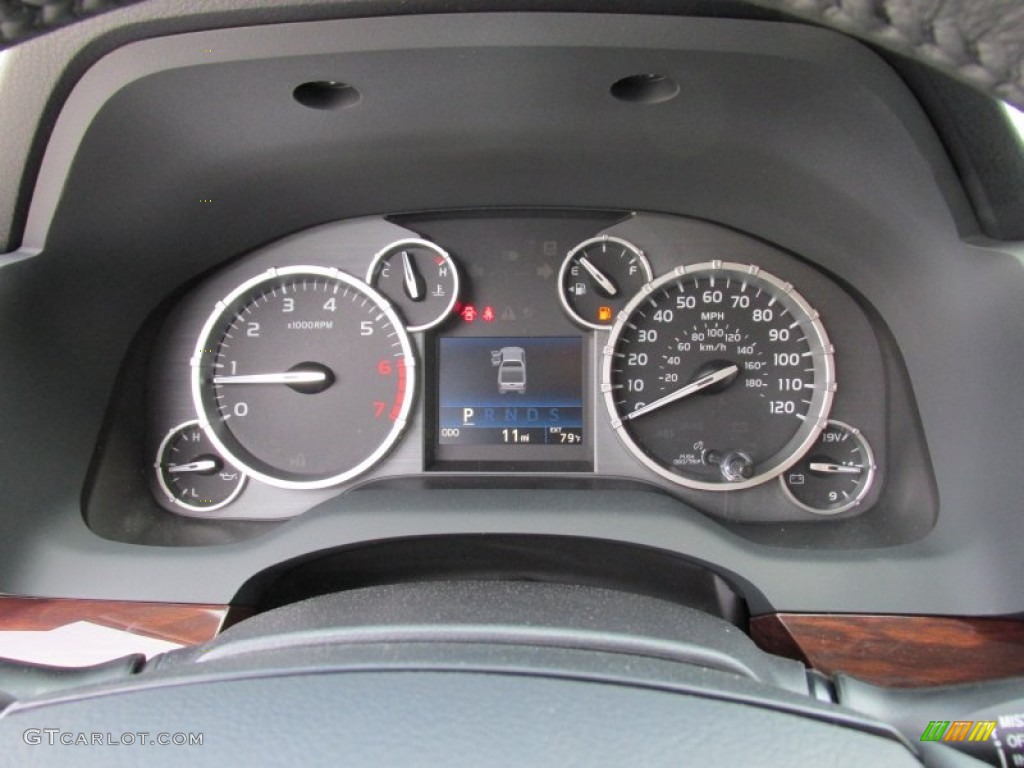 2015 Toyota Tundra Limited CrewMax Gauges Photo #102546727