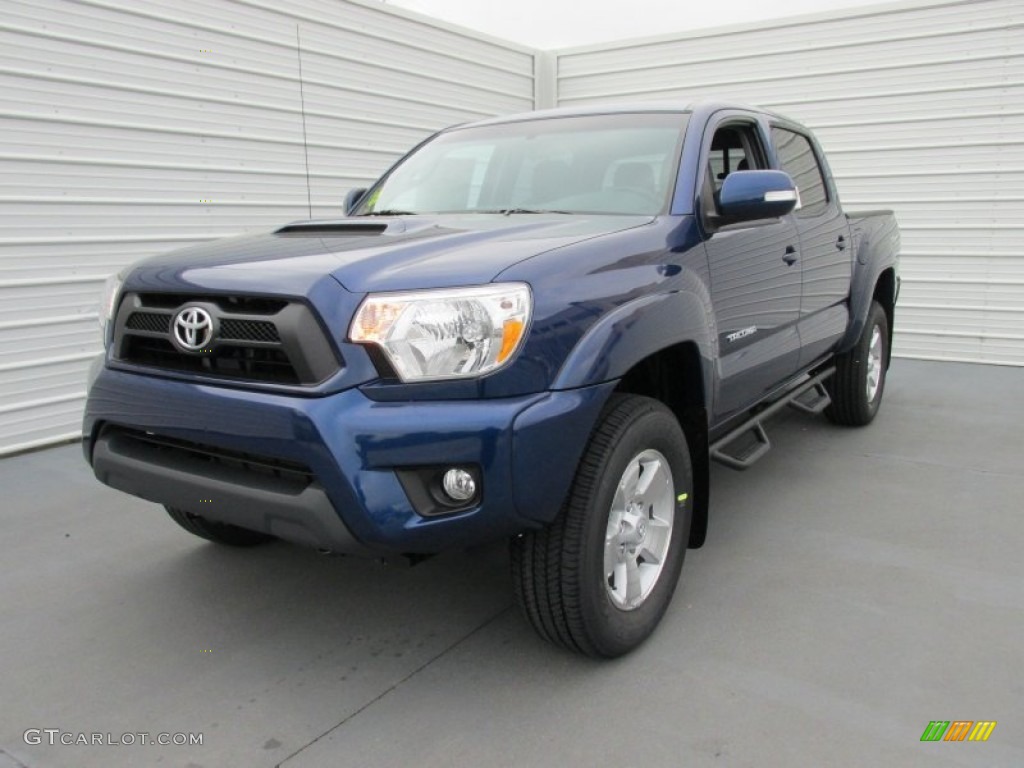 Blue Ribbon Metallic 2015 Toyota Tacoma V6 PreRunner Double Cab Exterior Photo #102546791