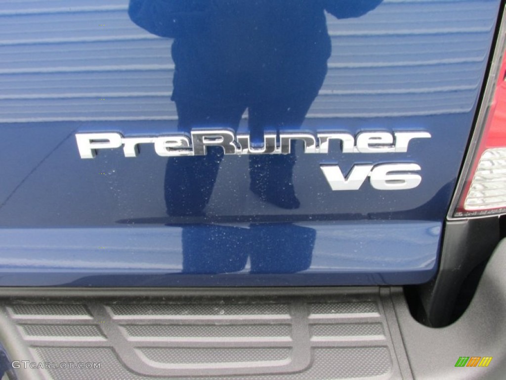 2015 Tacoma V6 PreRunner Double Cab - Blue Ribbon Metallic / Graphite photo #16