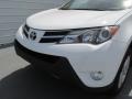 2015 Super White Toyota RAV4 XLE  photo #10