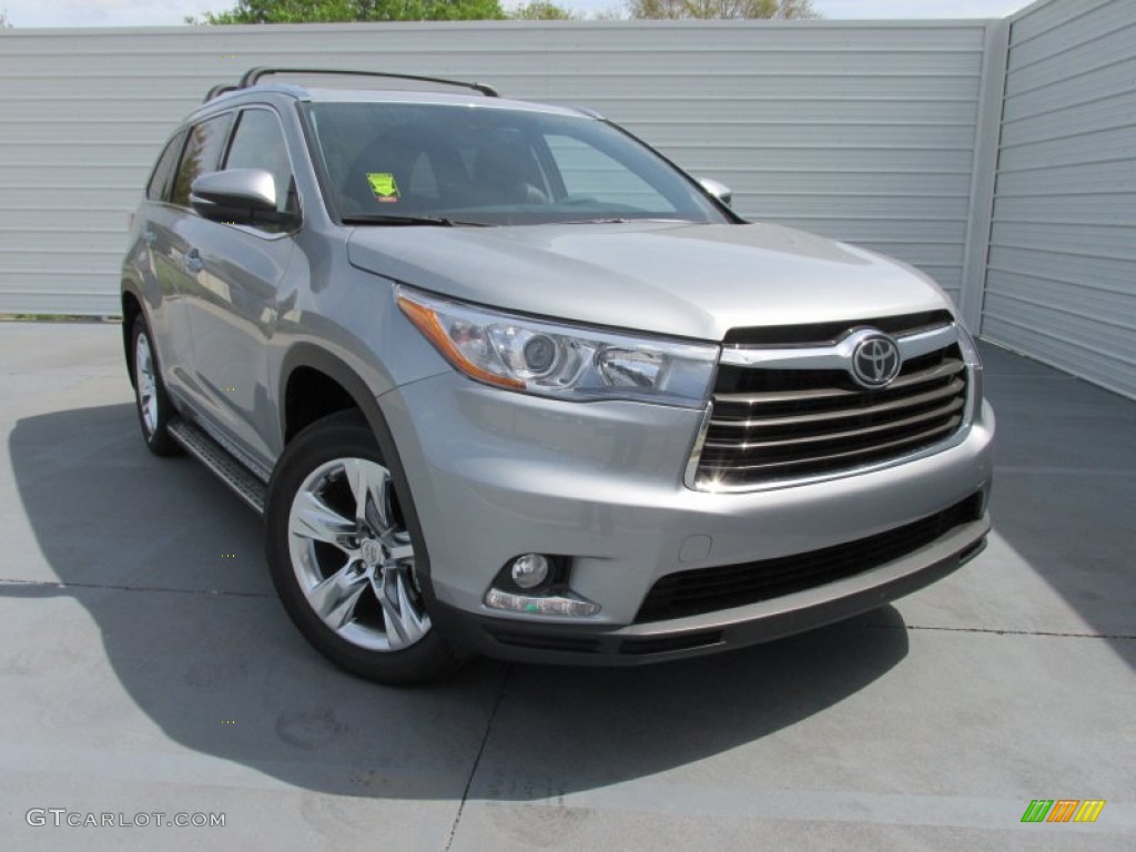 Silver Sky Metallic 2015 Toyota Highlander Limited AWD Exterior Photo #102547640