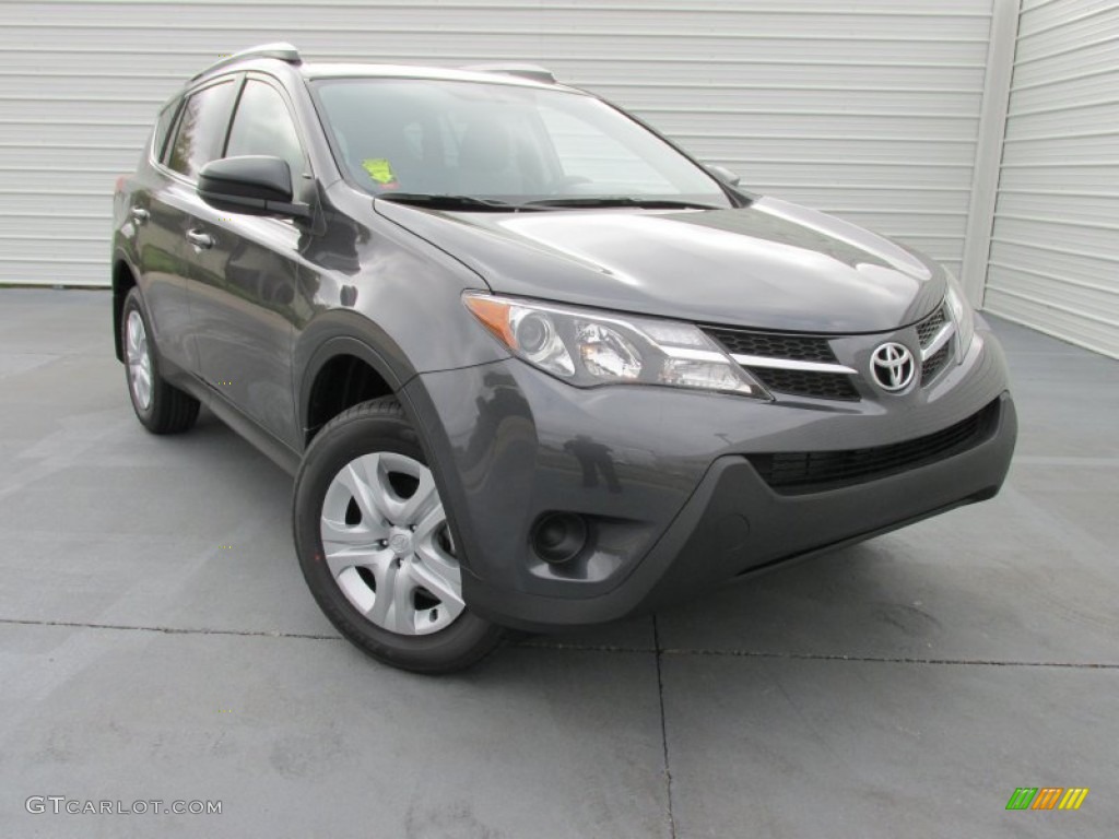 Magnetic Gray Metallic 2015 Toyota RAV4 LE Exterior Photo #102548273