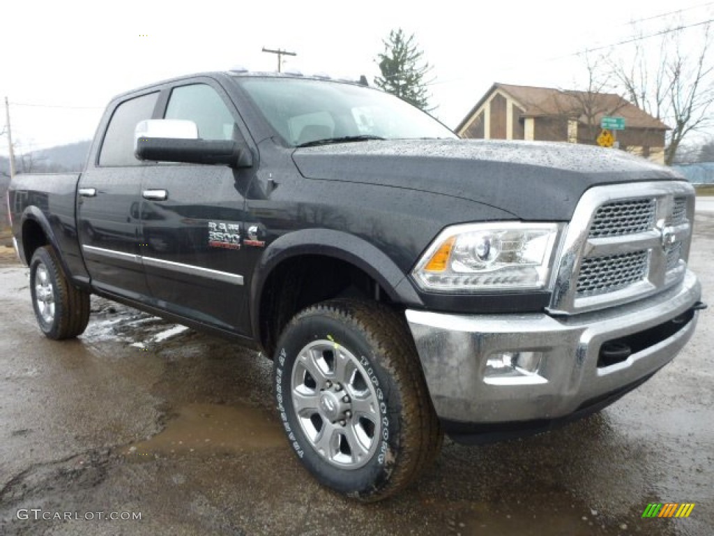 Maximum Steel Metallic 2015 Ram 3500 Laramie Crew Cab 4x4 Exterior Photo #102550826