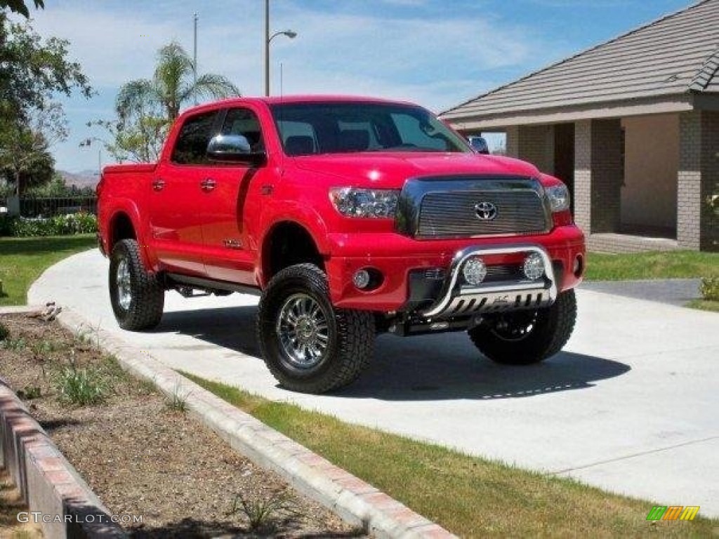 Radiant Red 2008 Toyota Tundra Limited CrewMax 4x4 Exterior Photo #102553141