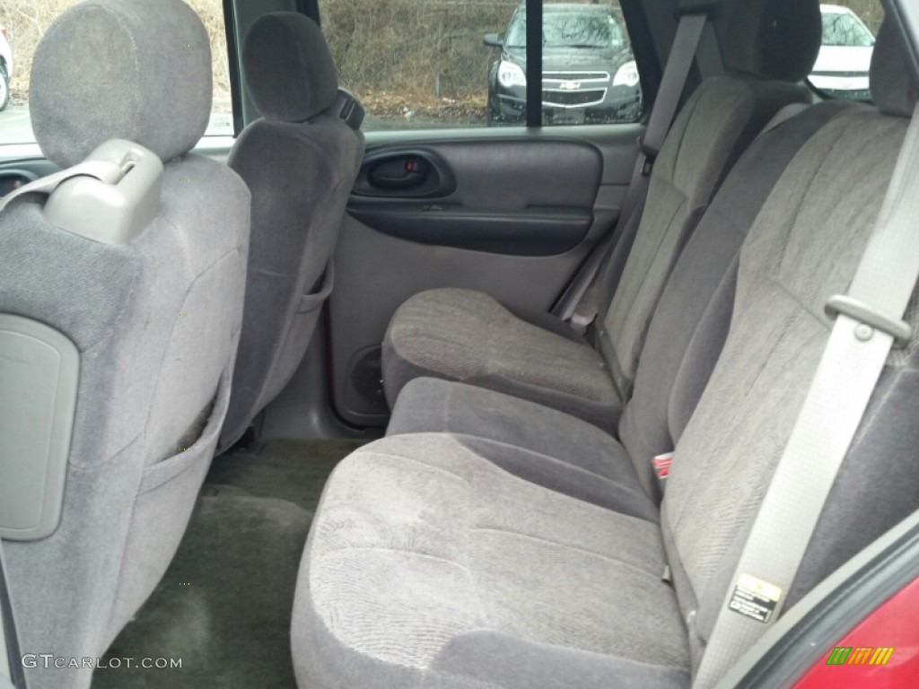 2002 TrailBlazer LT 4x4 - Majestic Red Metallic / Dark Pewter photo #13