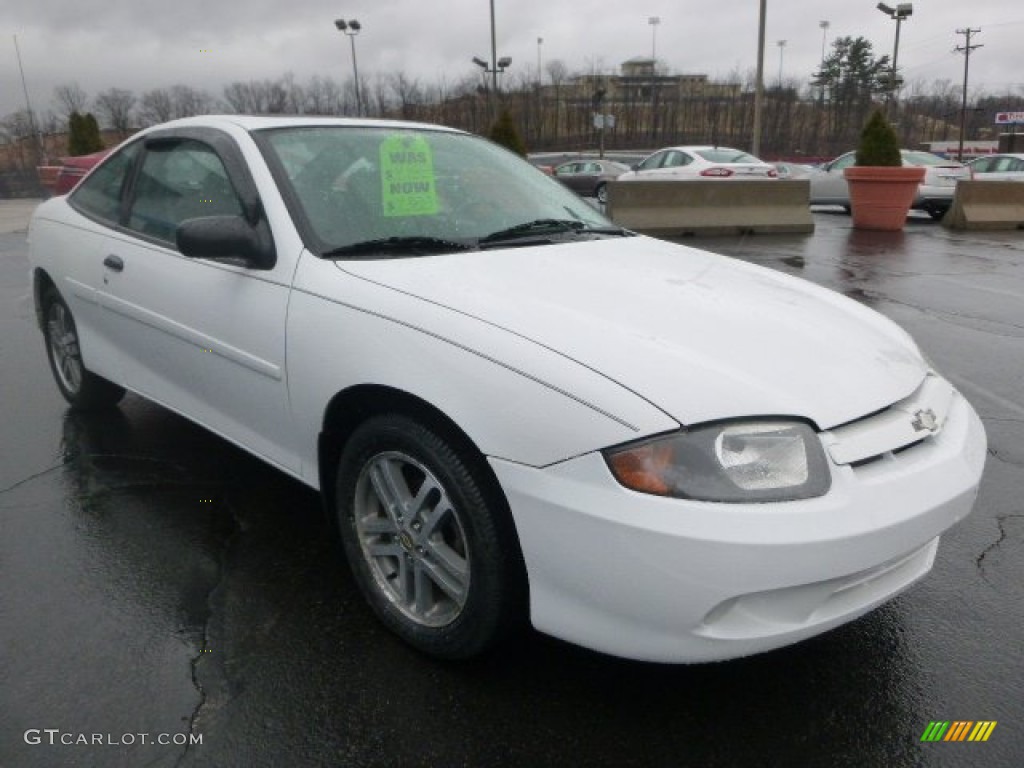 2005 Cavalier Coupe - Summit White / Graphite Gray photo #7