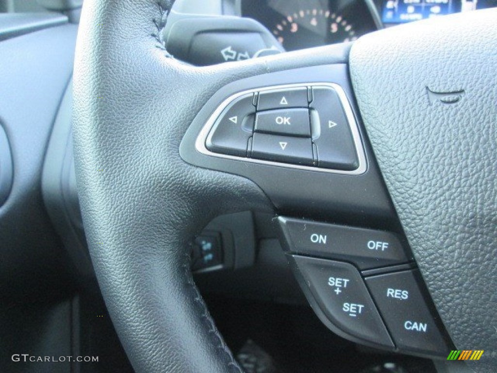 2015 Focus SE Sedan - Magnetic Metallic / Charcoal Black photo #14