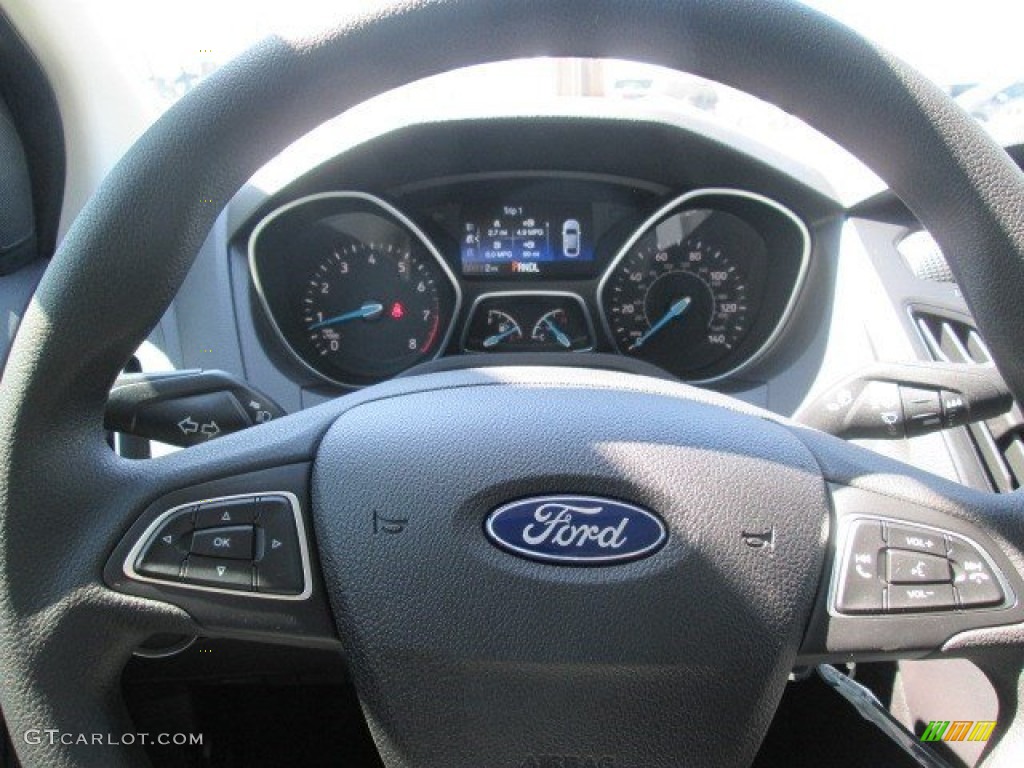 2015 Focus S Sedan - Ingot Silver Metallic / Charcoal Black photo #14