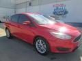 2015 Race Red Ford Focus SE Sedan  photo #1