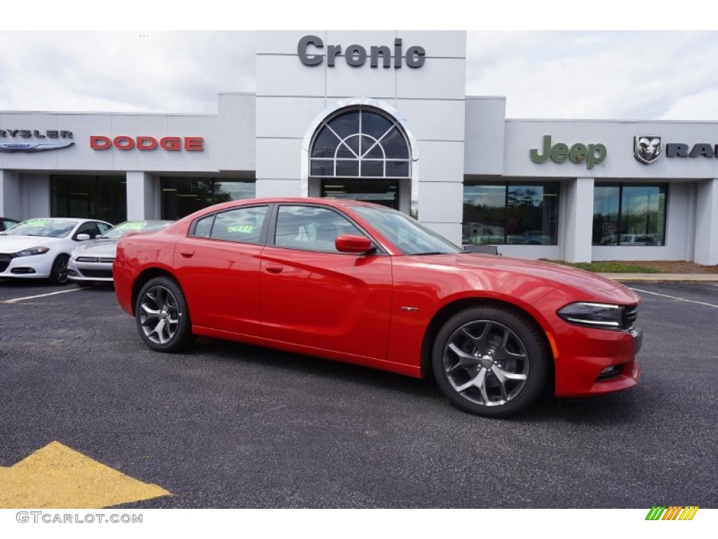 2015 Charger R/T - Redline Red Tri-Coat Pearl / Black photo #1