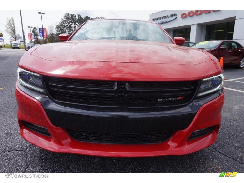 2015 Charger R/T - Redline Red Tri-Coat Pearl / Black photo #2