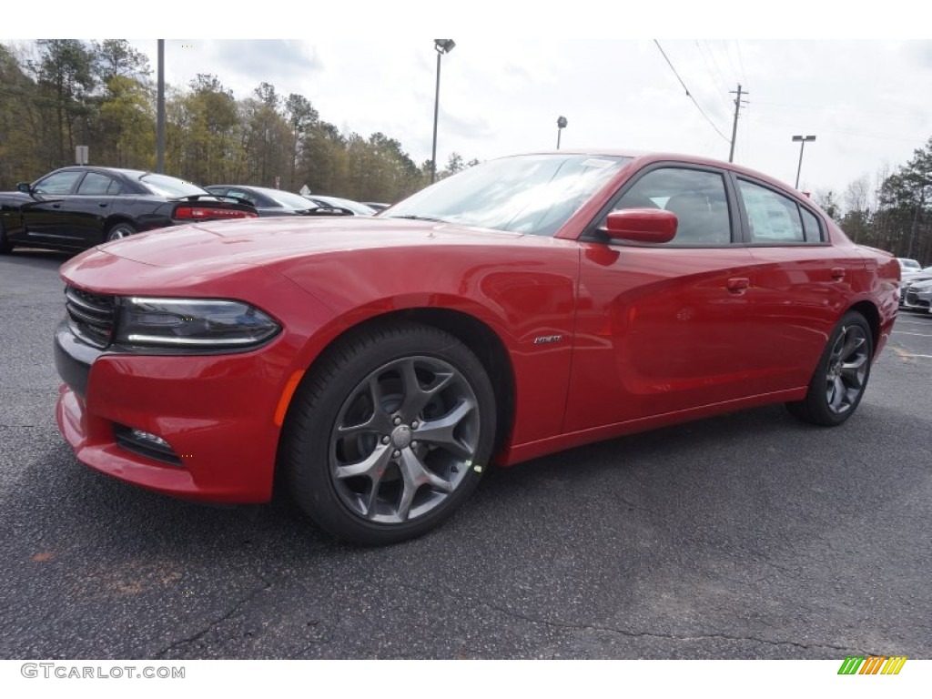 Redline Red Tri-Coat Pearl 2015 Dodge Charger R/T Exterior Photo #102556114