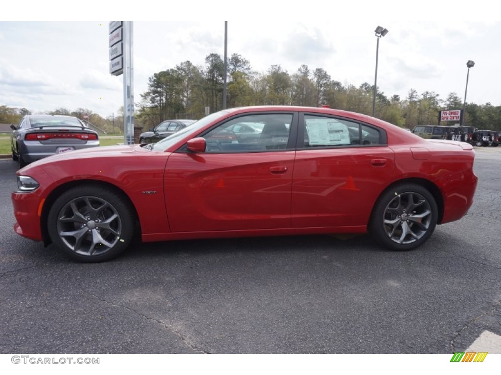 Redline Red Tri-Coat Pearl 2015 Dodge Charger R/T Exterior Photo #102556141