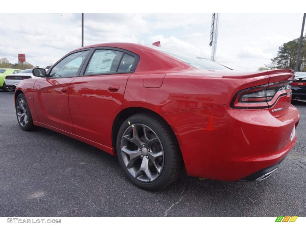 2015 Charger R/T - Redline Red Tri-Coat Pearl / Black photo #5