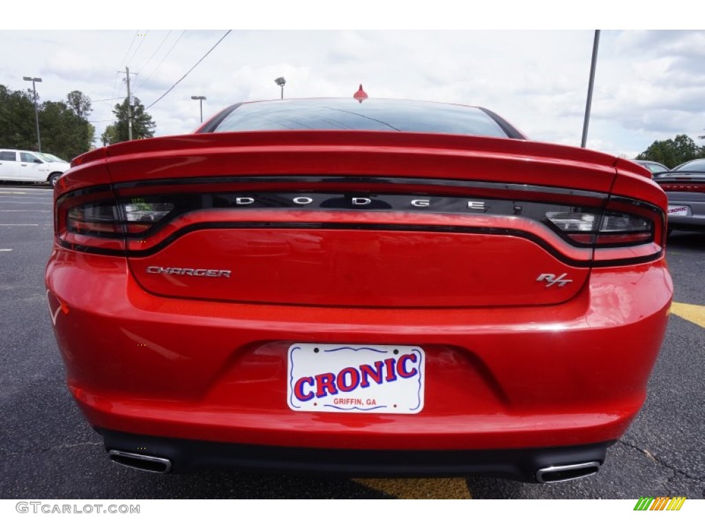 2015 Charger R/T - Redline Red Tri-Coat Pearl / Black photo #6