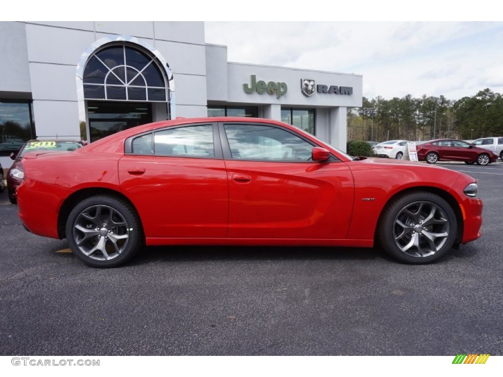 Redline Red Tri-Coat Pearl 2015 Dodge Charger R/T Exterior Photo #102556219
