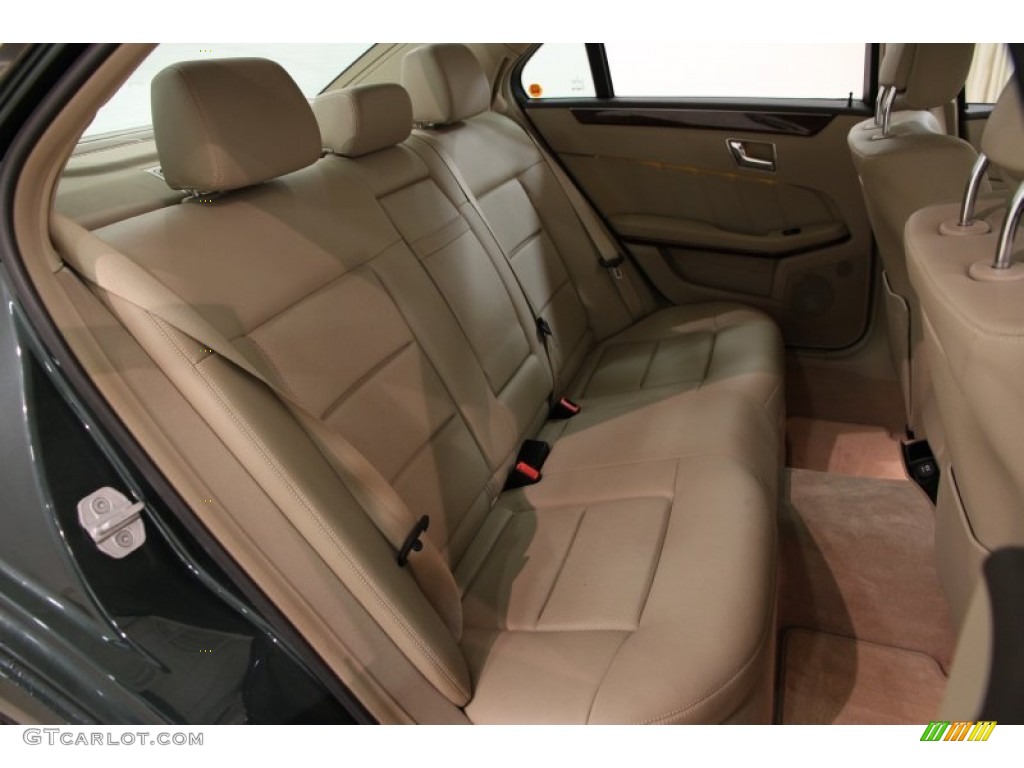 Almond Beige Interior 2010 Mercedes-Benz E 350 4Matic Sedan Photo #102556231