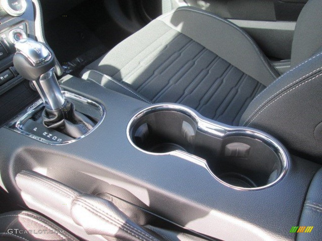 2015 Mustang EcoBoost Coupe - Magnetic Metallic / Ebony photo #17