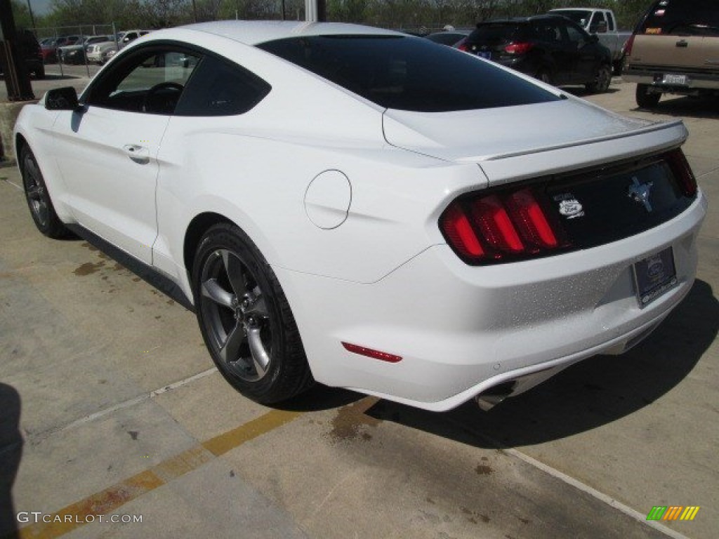 2015 Mustang V6 Coupe - Oxford White / Ebony photo #5