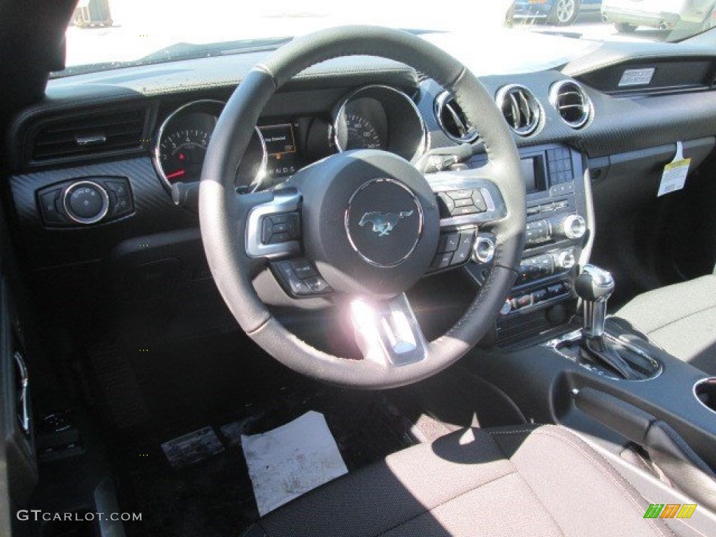 2015 Mustang V6 Coupe - Oxford White / Ebony photo #13