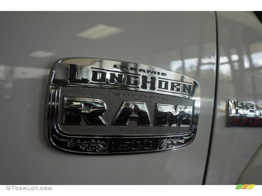 2015 1500 Laramie Long Horn Crew Cab 4x4 - Bright White / Canyon Brown/Light Frost photo #8