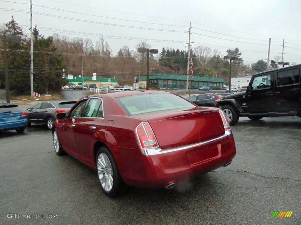 2013 300 C - Deep Cherry Red Crystal Pearl / Dark Frost Beige/Light Frost Beige photo #5