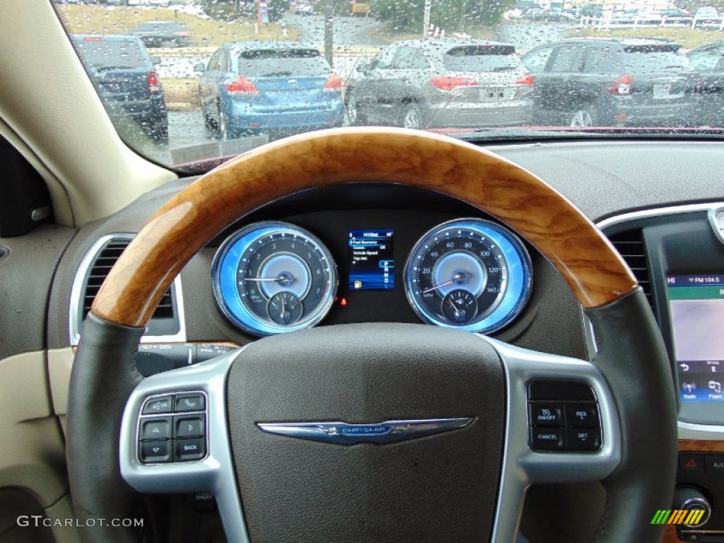 2013 300 C - Deep Cherry Red Crystal Pearl / Dark Frost Beige/Light Frost Beige photo #28