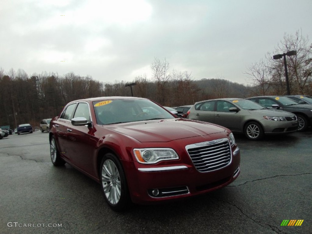 2013 300 C - Deep Cherry Red Crystal Pearl / Dark Frost Beige/Light Frost Beige photo #30